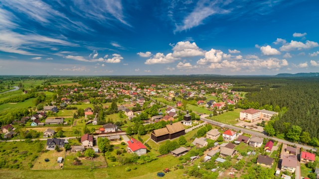 Panorama Sołectwa Mętków. Fot. S. Urbaniak