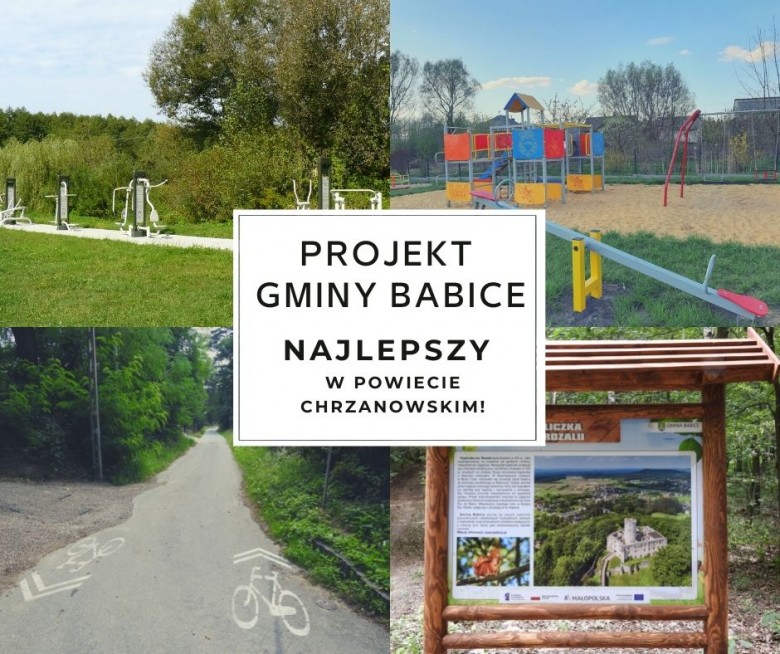 Projekt gminy Babice zwycięzcą w plebiscycie „Fundusze Europejskie są w Małopolsce” na najlepszy projekt unijny w powiecie chrzanowskim! 
